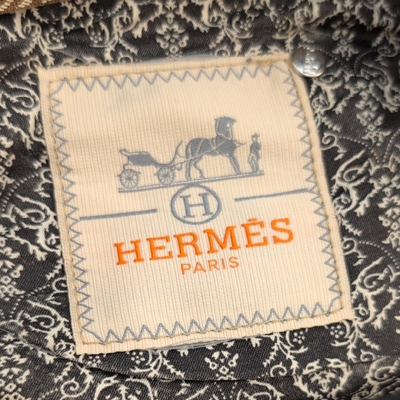 Hermes Men's Blue Denim Jean Shorts - Size 33 - Picture 9 of 11